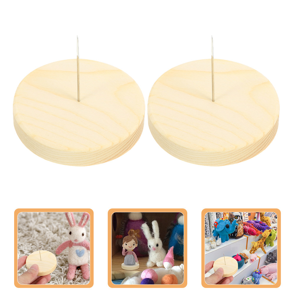 Action Figure Stand - 4 Adet Yün Keçe İğneli Keçeleştirme