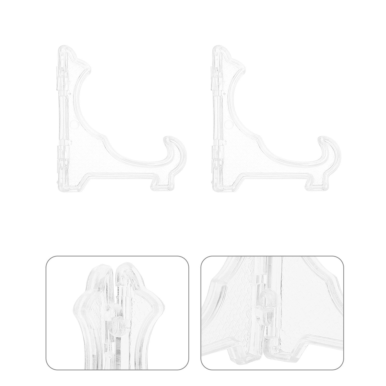 Display Case Acrylic - 10 adet Akrilik Üçgen Madeni Para